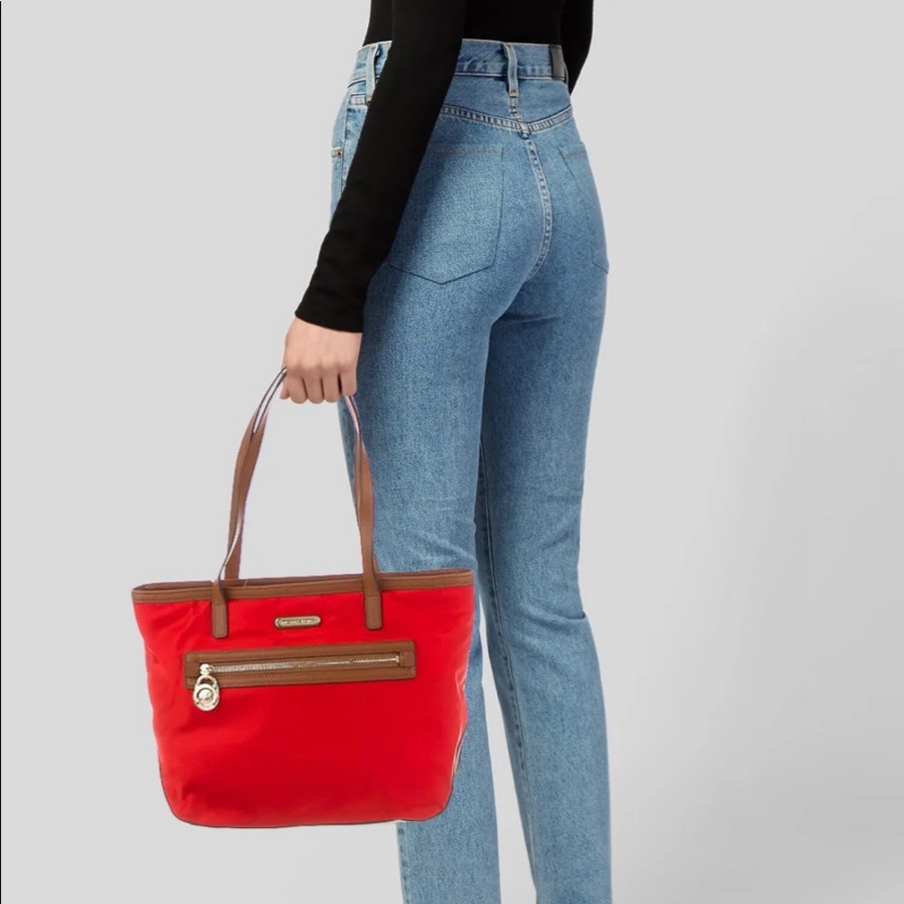 Michael Kors Leather and Nylon Bag